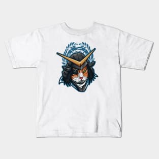 Samurai Cat Kids T-Shirt